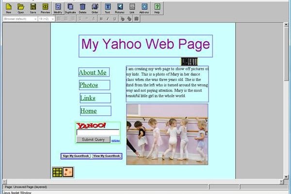 How to Build a Free Yahoo Website | It Still Works