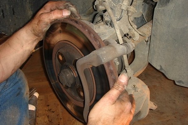 Removing stuck brake rotors takes time and effort.