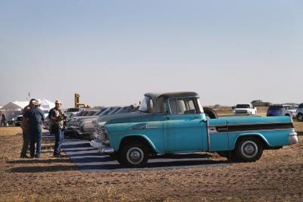 1964 Chevy Truck Specs It Still Runs A 1960 S Chevrolet Truck Is Lined Up On Field For Auction