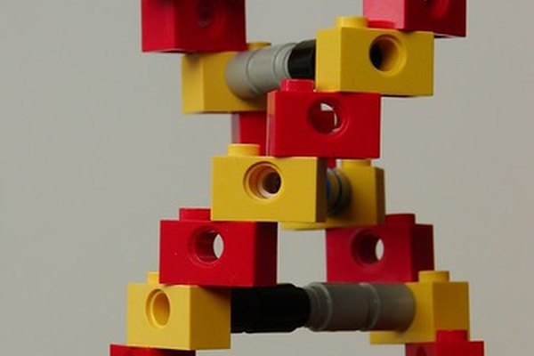 Una reproducción del ADN mediante bloques de construcción.