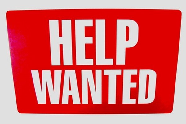 help wanted image by Tom Oliveira from Fotolia.com Organiza un proceso de reclutamiento y selección para los nuevos empleados para conseguir el personal deseado para tu compañía.