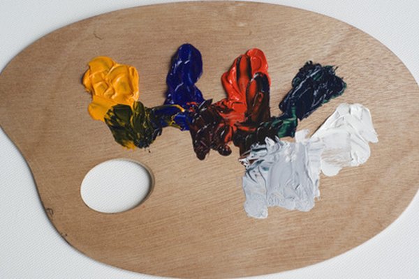 Las pinturas de aceite constan de al menos pigmento, aceite como aglutinante y relleno.