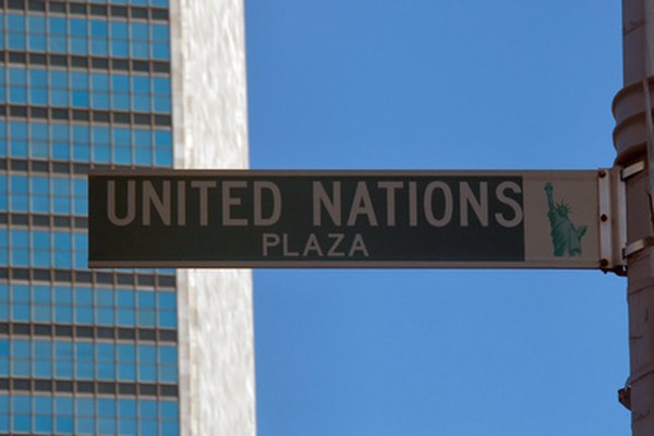 La plaza de las Naciones Unidas en la ciudad de Nueva York.