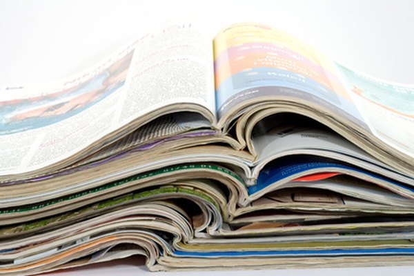 different magazines studio isolated on white image by dinostock from Fotolia.com Una revista depende de los ingresos por suscripciones o publicidad y no sólo de las ideas simplemente geniales.