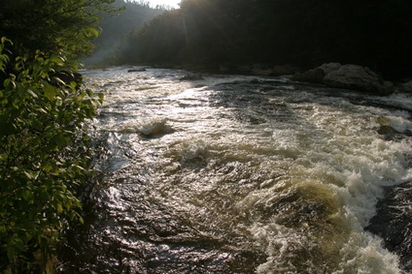 Captura la belleza de un río con las acuarelas.