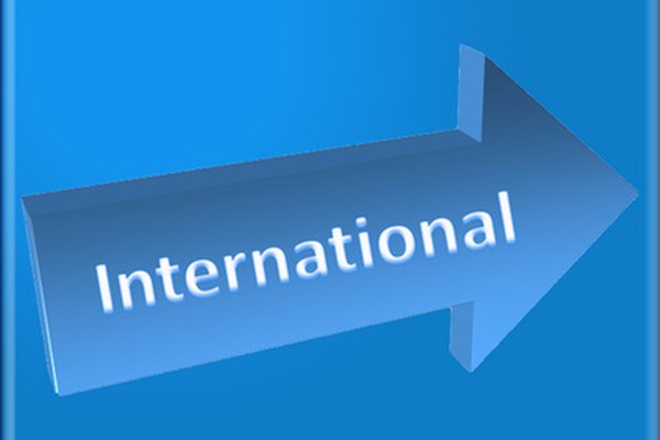 International blue image by Silke Wolff from Fotolia.com El marketing internacional es una dirección en la que están yendo muchas empresas de Estados Unidos.