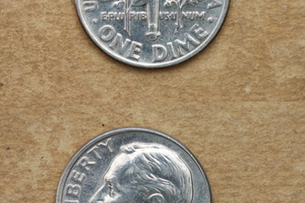 Serie de moneda de diez centavos Mercurio.