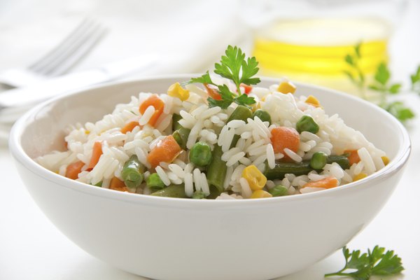 rice with vegetables.