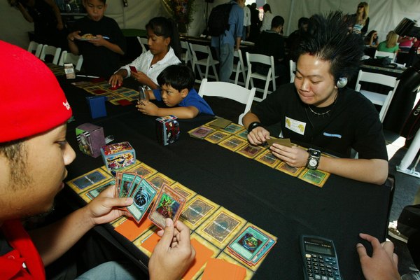 Juego de cartas de Yu-Gi-Oh.