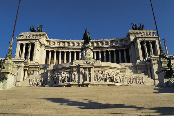 Monumento Vittorio Emmanuele, Roma, Italia.