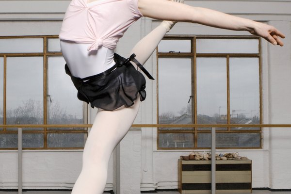 Bailarina realizando un
