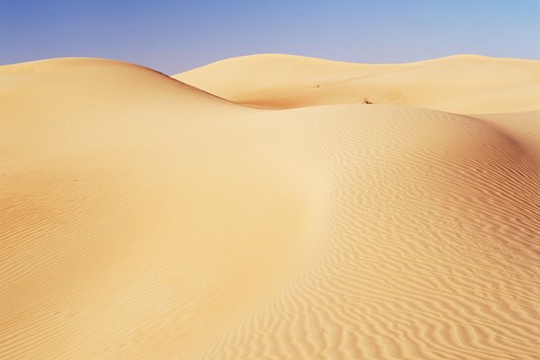 El desierto de Taklamakan es uno de los mayores desiertos cambiantes de arena en el mundo.