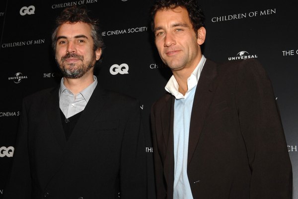 El director Alfonso Cuarón y el actor protagonista de