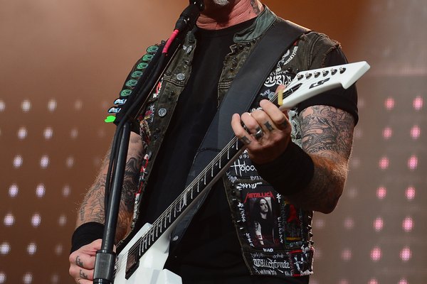 James Hetfield, líder de la legendaria banda de trash metal, Metallica.