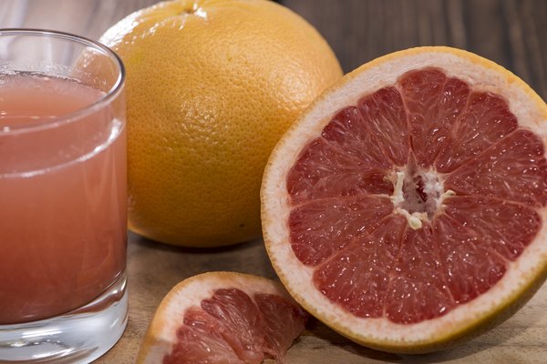 Fresh made Grapefruit Juice