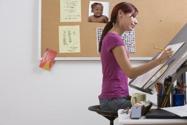 Comstock Images/Comstock/Getty Images Tanto la experiencia laboral como la educación puede tender los cimientos de una carrera como ilustrador.