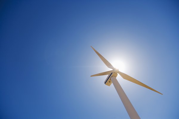 Turbina de viento.
