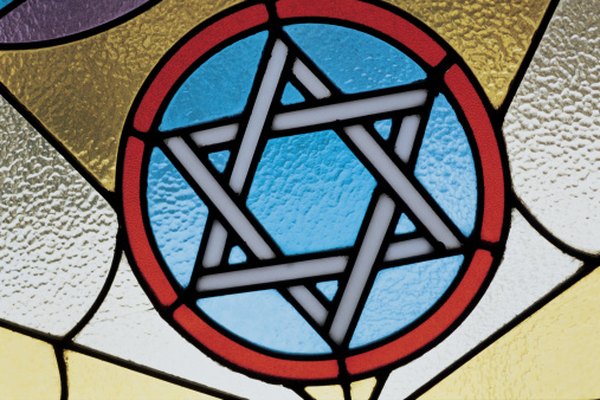 La estrella de David judía, una imagen simbólica para las personas judías.