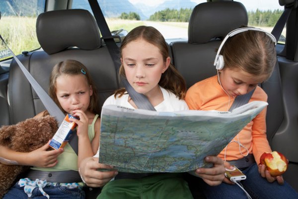 Los mapas de carreteras pueden ser una útil herramienta educativa para los niños.