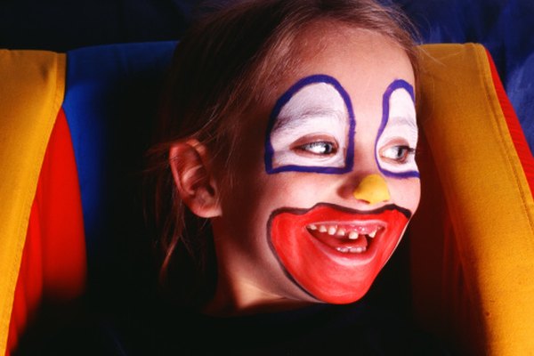 Homemade face paint is safe to use on kids' faces.