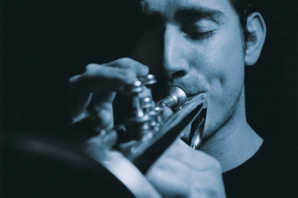 Un trompetista.
