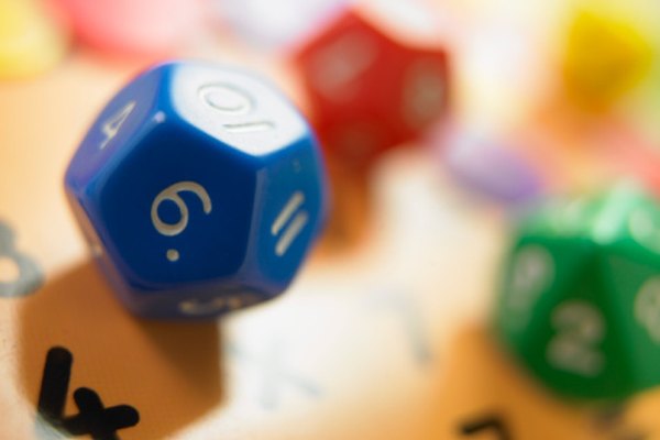 Se pueden usar dados en los juegos matemáticos de probabilidad.