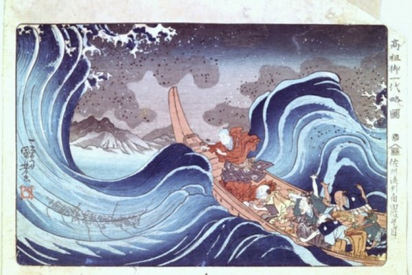 El arte japonés antiguo influye al anime moderno.