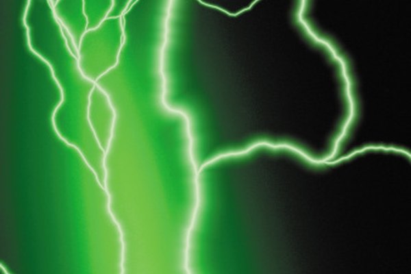 Un rayo demuestra la energía de la electricidad estática.