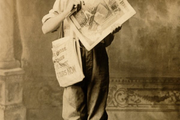 Muchos de los vendedores de periódicos eran niños sin hogar, viviendo en las calles de Nueva York.
