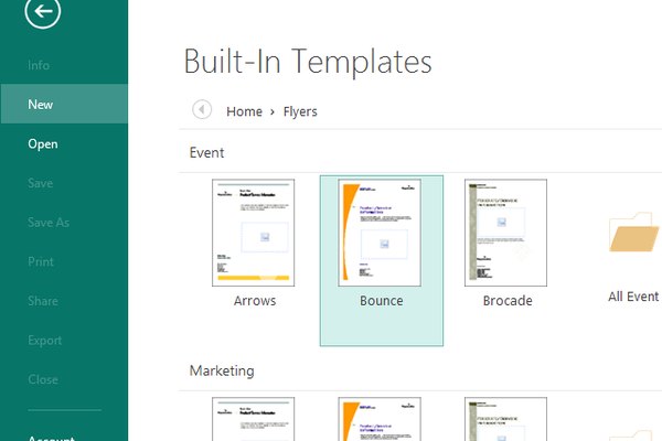 Download free  Microsoft Publisher  Leaflets Templates  