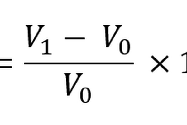 La fórmula de cambio porcentual lineal