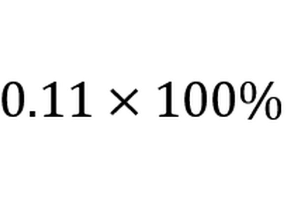 Multiplicar por 100 convierte la tasa de crecimiento en un porcentaje.