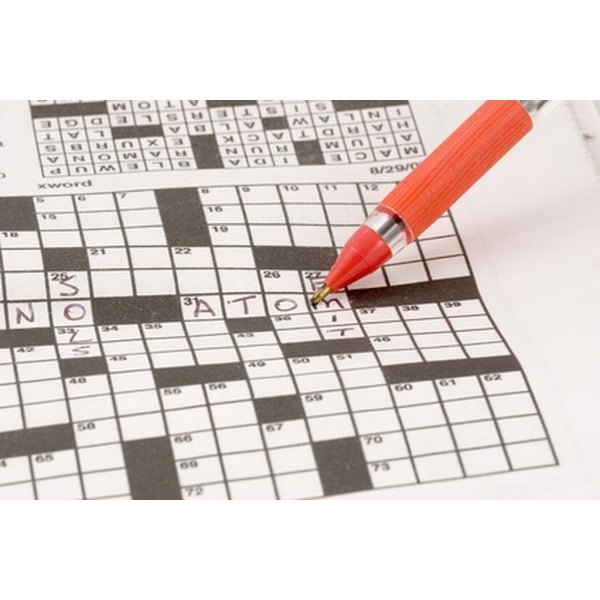 How to Make a Crossword Puzzle for School Synonym