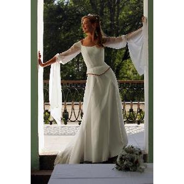 1980 Wedding Dresses with Long Sleeves