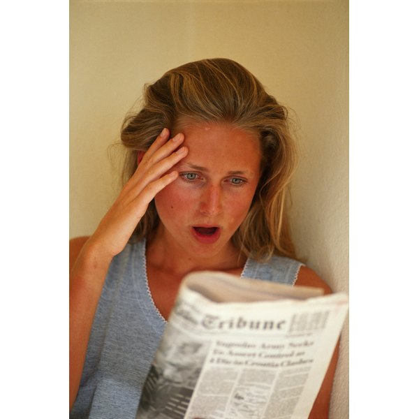 newspaper announcement
