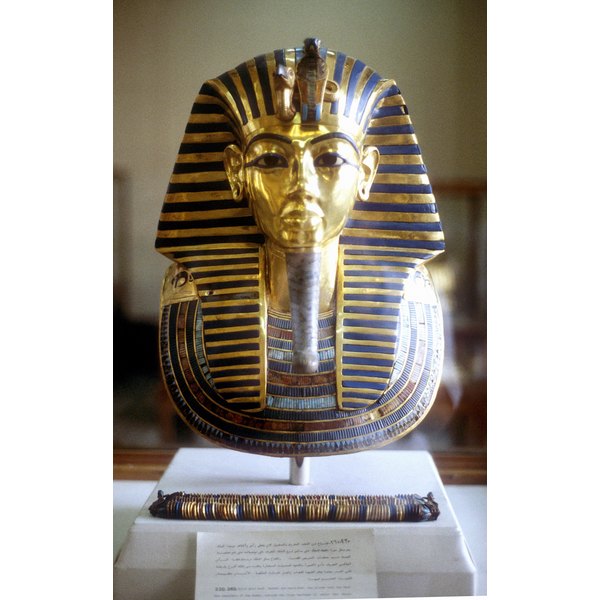 Cartouche Shaped Box of Tutankhamun - Egypt Museum