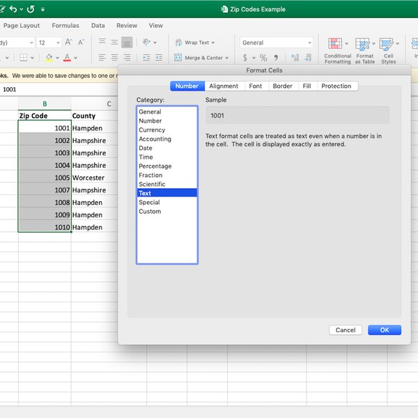 text import wizard excel for mac