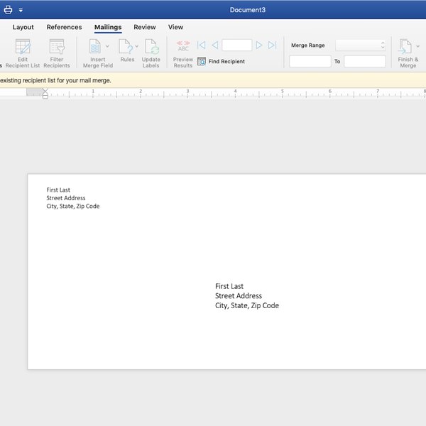 How to Print Small Envelopes With Microsoft Word | It Still Works