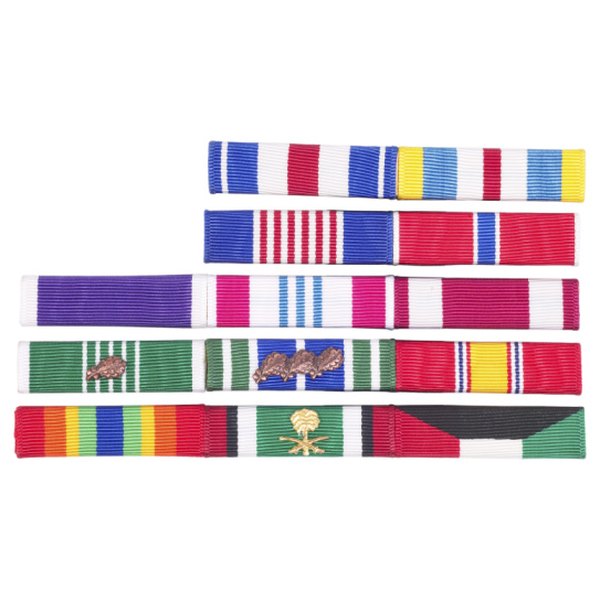 air force ribbon placement