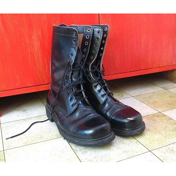 shine boots at home