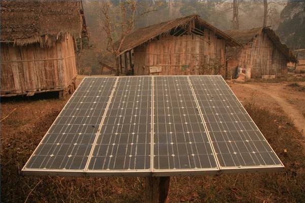 Solar Powar Use in Thailand Tribal village