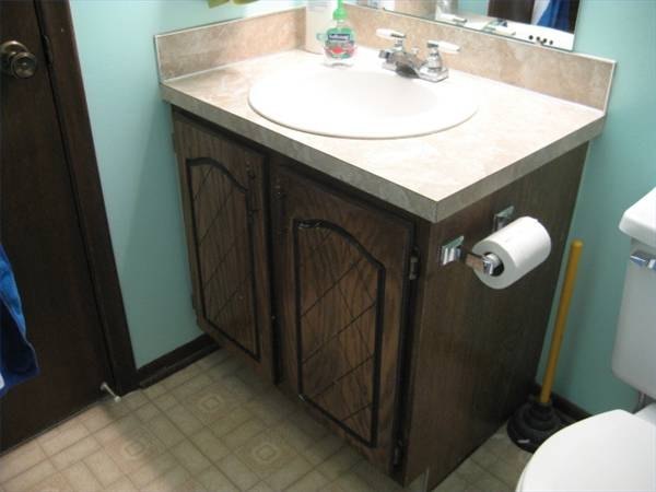 How To Reface Bathroom Cabinets And Replace Doors Homesteady