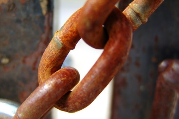 how to remove rust from iron chain