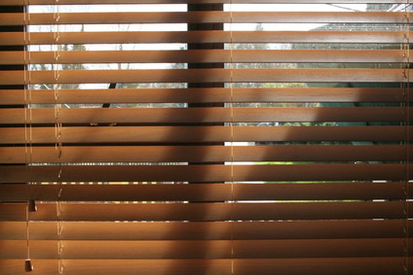The string running through these blinds is part of a pulley system.