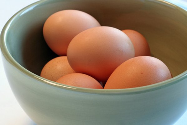 Display the eggs in a bowl of crushed ice to keep them fresh.