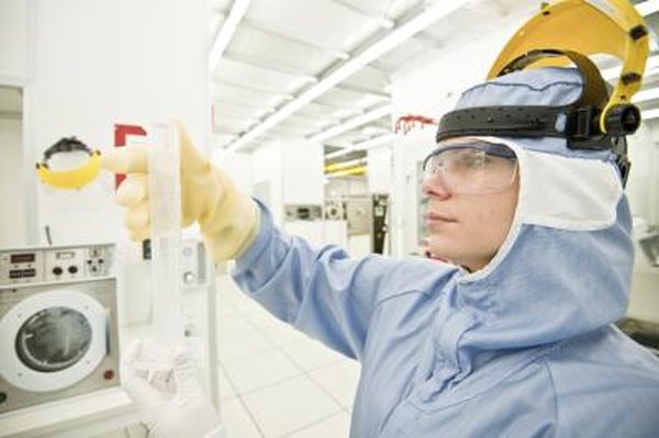 Photo Credit: xerviar/iStock/Getty Images Woman in lab with acetone