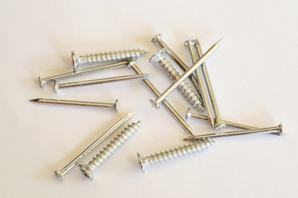 Large nails or screws could split the wood.