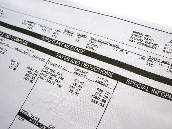 Pretax items show in the deductions section of an employee's pay stub.