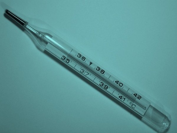 thermometer 4 image by stassad from Fotolia.com Monitoring your dog's temperature can help you determine when the dog has a medical problem.