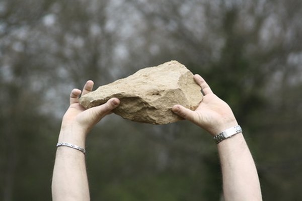 Stones will remain at rest until a force causes them to move.